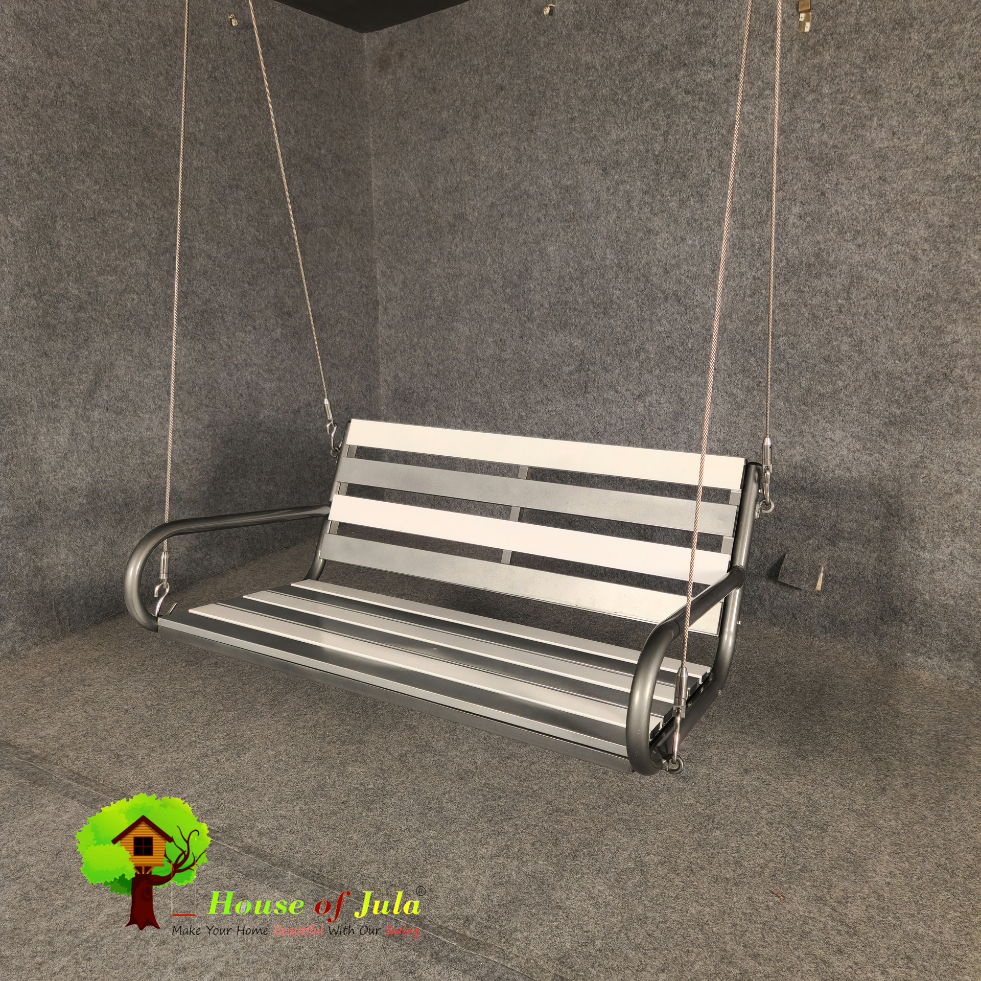 Balcany Hanging Metal Swing Seat