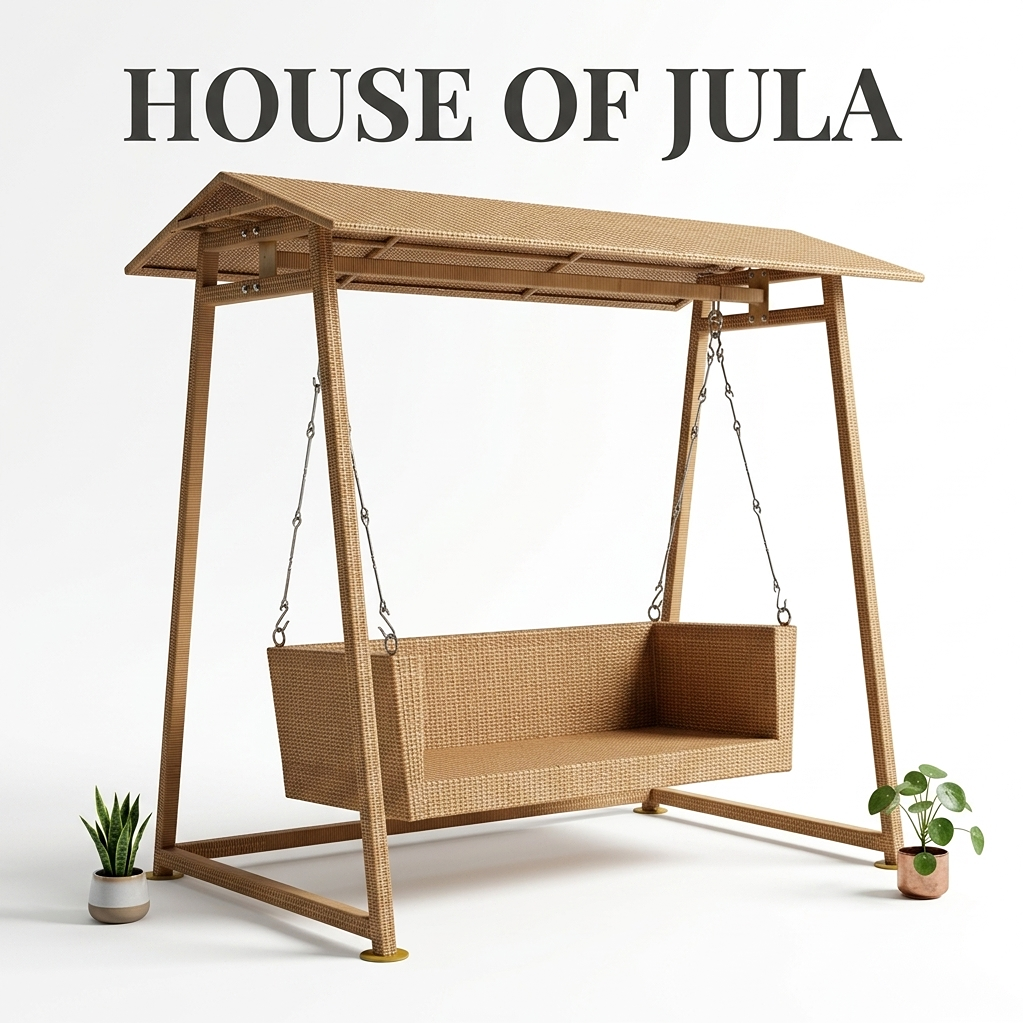 Two seater Rattan Swing