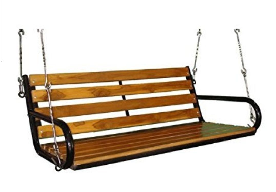 Wooden Hanging Swing Seat