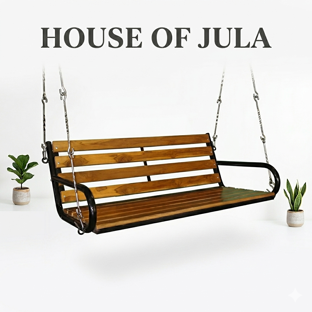 Wooden Hanging Swing Seat