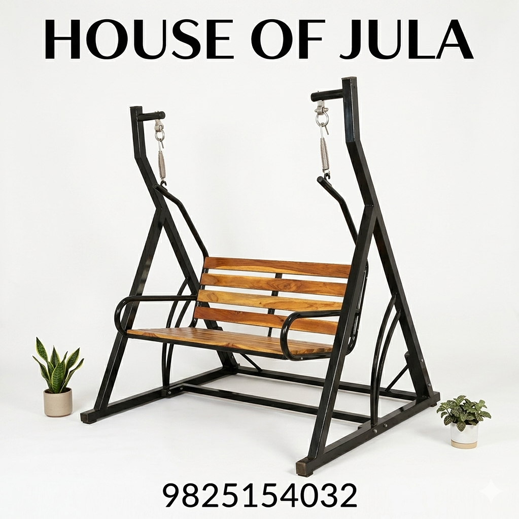 indoor wooden swing chair