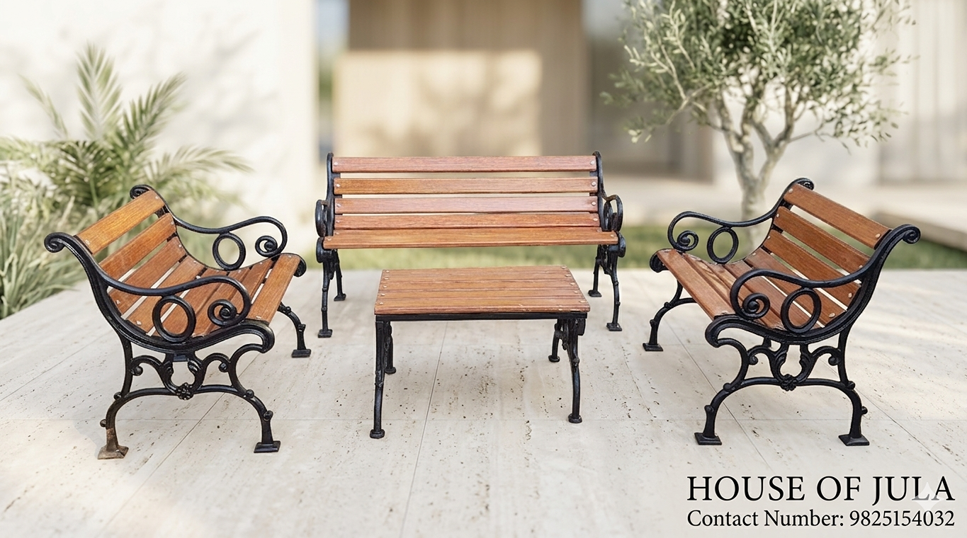 Garden Furniture Set 3 + 1 + 1