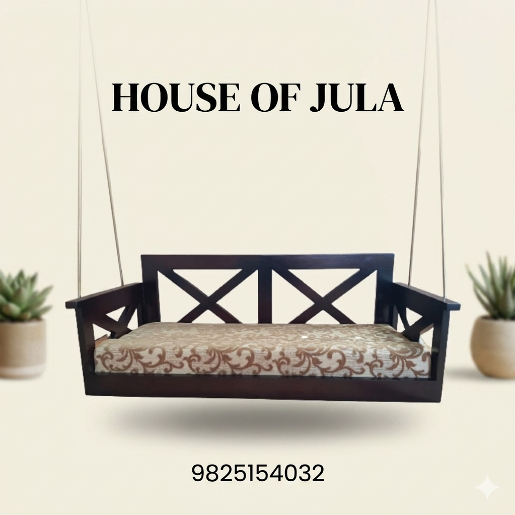 WOODEN HANGING SWING FOR LIVINGROOM
