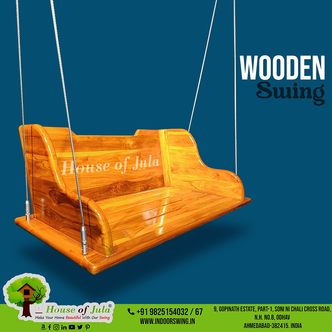 Designer Wooden Hanging Swing