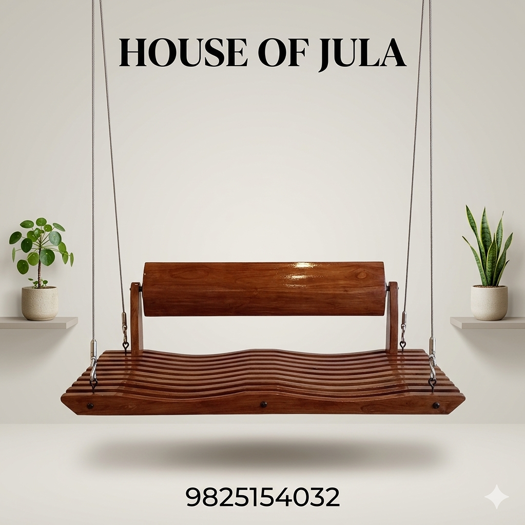 Wooden Hanging Stylish Swing 