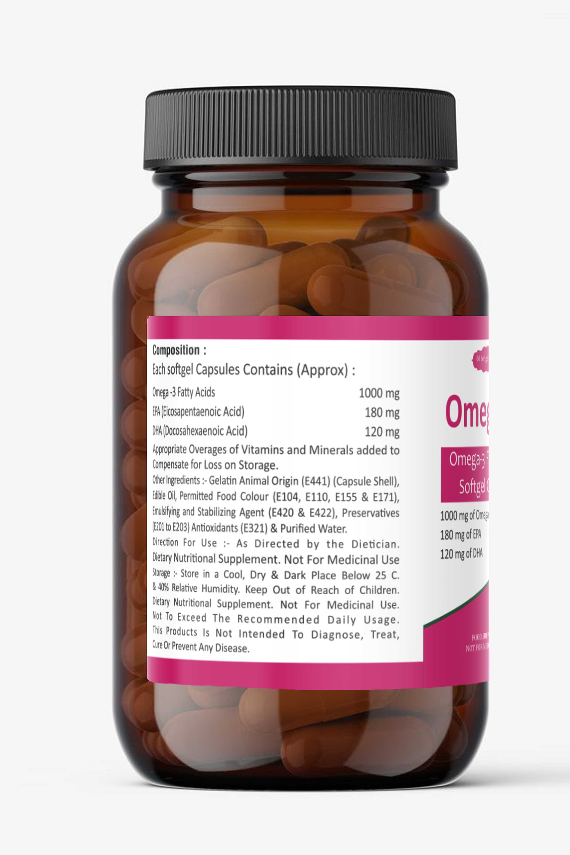 Omega 3 Softgel 60-Capsule