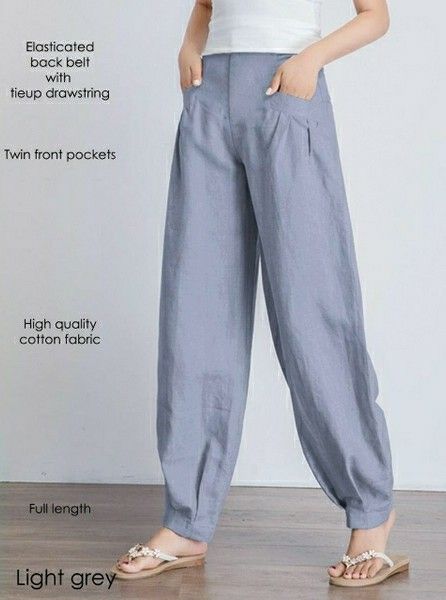 Women's Cotton Solid Pant