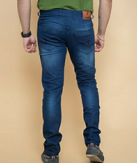 Denim Faded Slim Fit Mens Jeans	