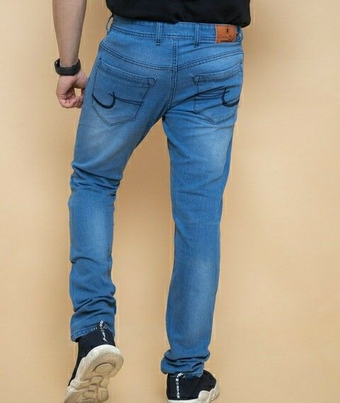 Denim Faded Slim Fit Mens Jeans	