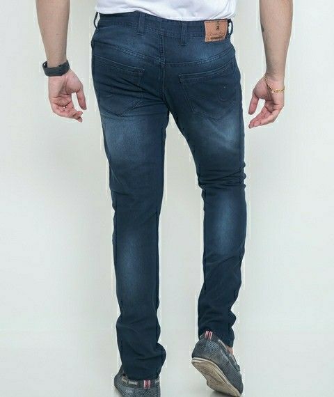 Denim Faded Slim Fit Mens Jeans	