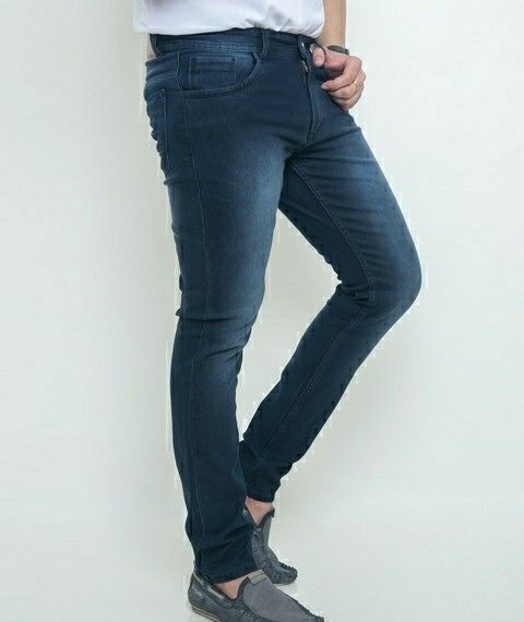 Denim Faded Slim Fit Mens Jeans	