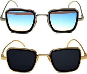 Rectangular Sunglasses
(Pack Of 2)