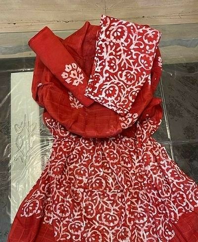 Women's Cotton Printed Dress Material with Dupatta
