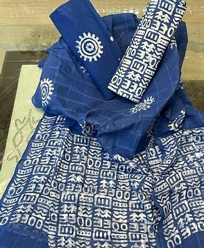Women's Cotton Printed Dress Material with Dupatta