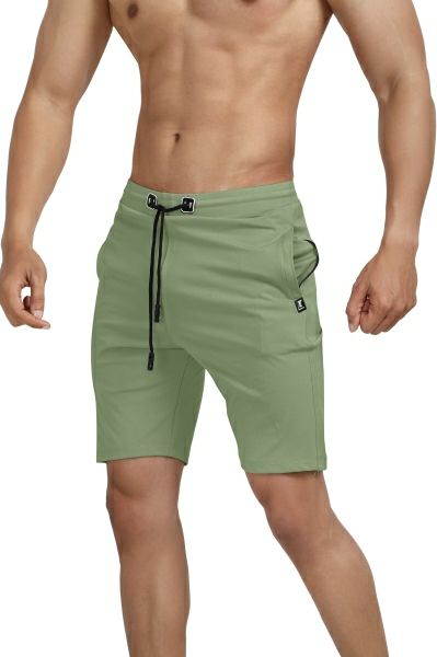 INDICLUB Solid Men Light Green Sports Shorts