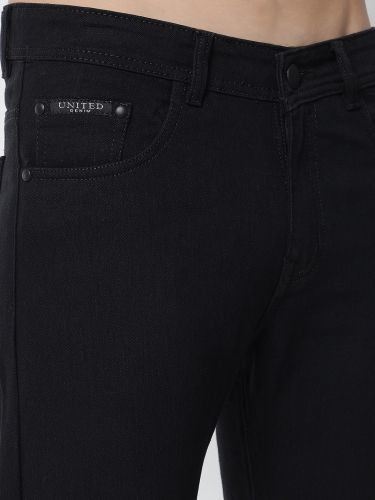 UNITED DENIM Slim Men Black Jeans