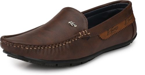 Knoos Brown Synthetic Leather Casual Loafer