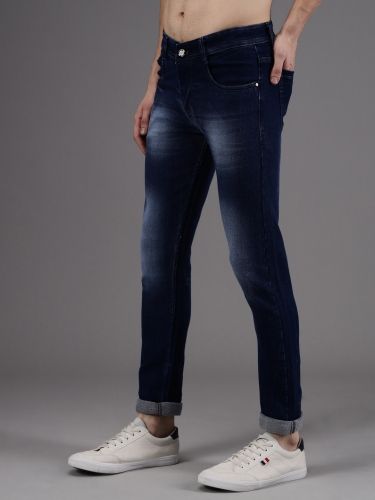 Flying Denim Slim Men Dark Blue Jeans