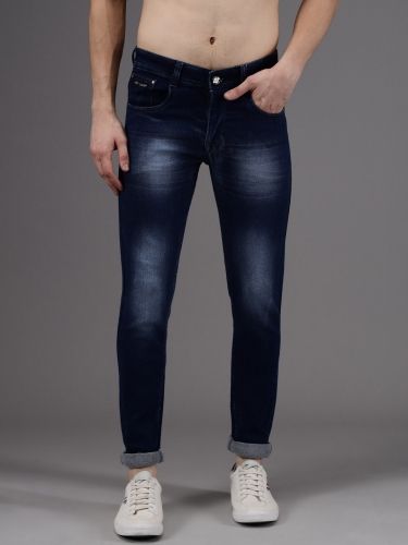 Flying Denim Slim Men Dark Blue Jeans