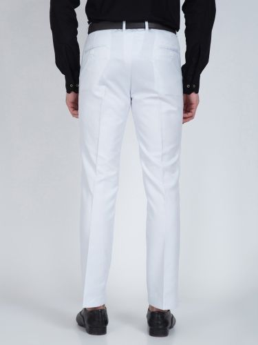 Regular Fit Men White Trousers

Formal Trouser
