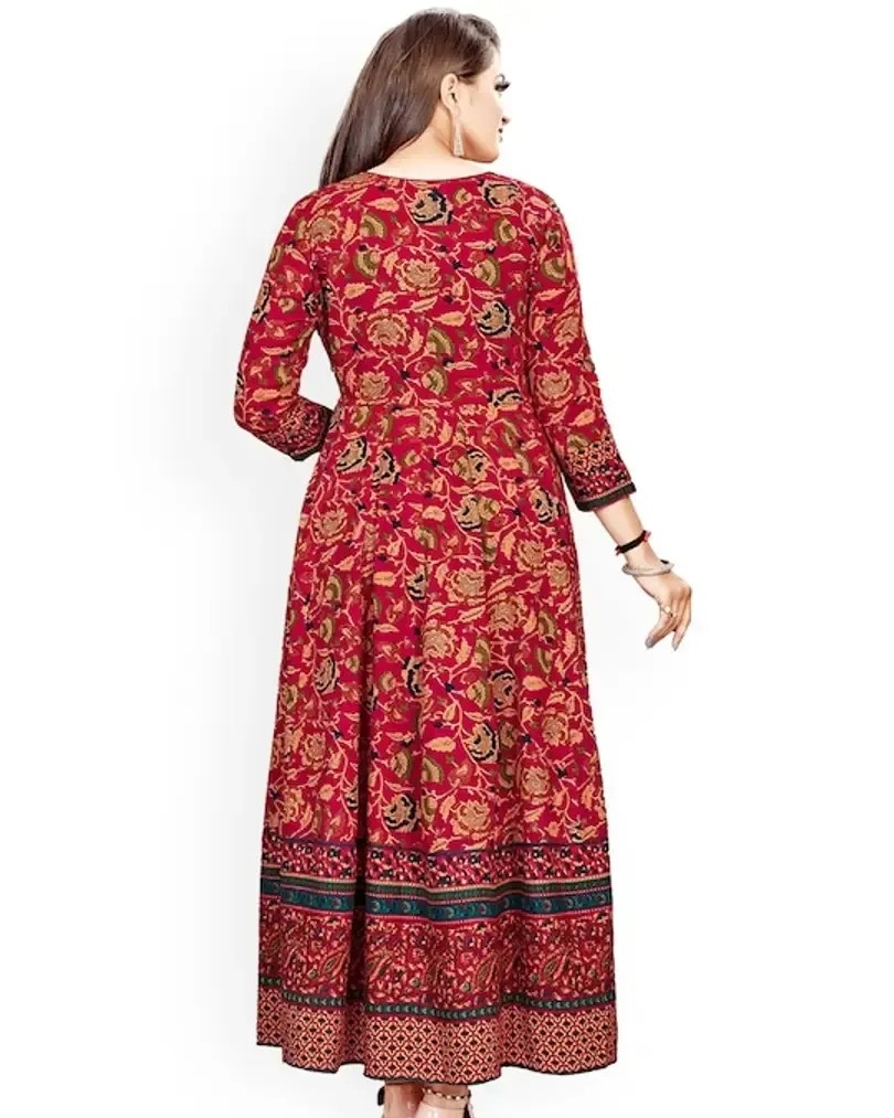 Women Printed Long gown