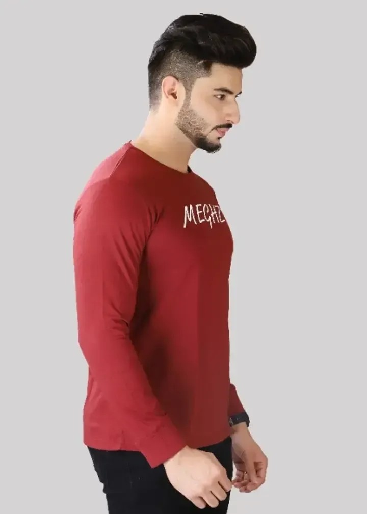 Men Cotton Full Sleeves T-Shirt