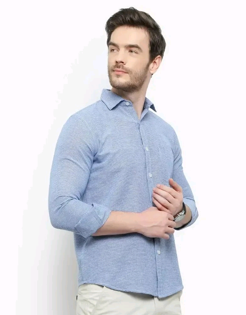 Latest Chikan Men's Regular Fit Full Sleeve Cotton Casual Shirt