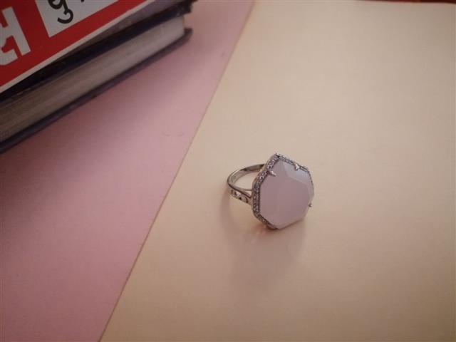 Baby Pink Contemporary Ring
