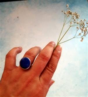 Lapis Lazuli Finger Ring
