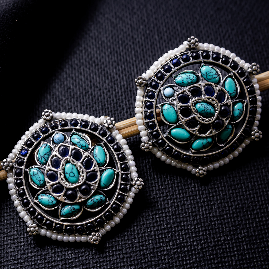 Turquoise Big Studs