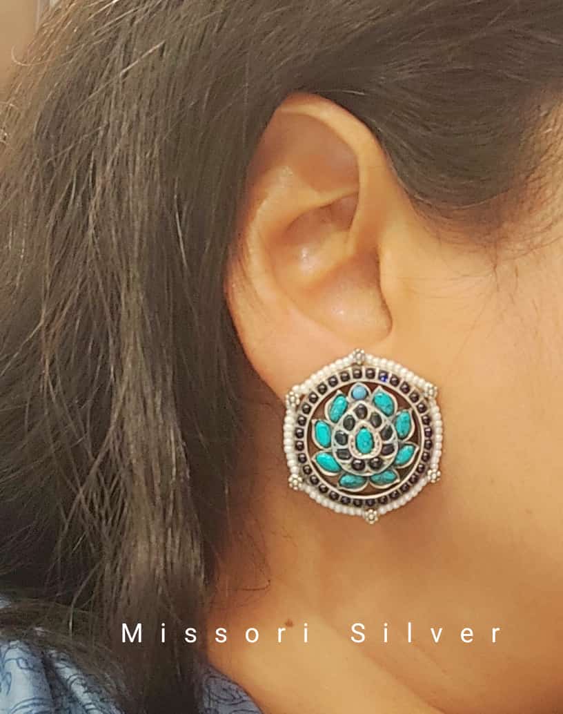 Turquoise Big Studs