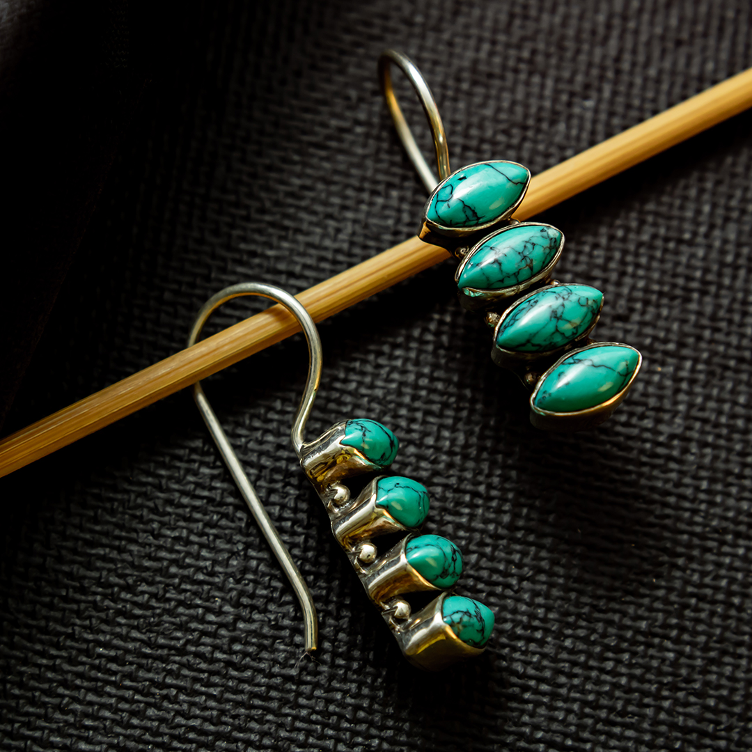 Turquoise danglers