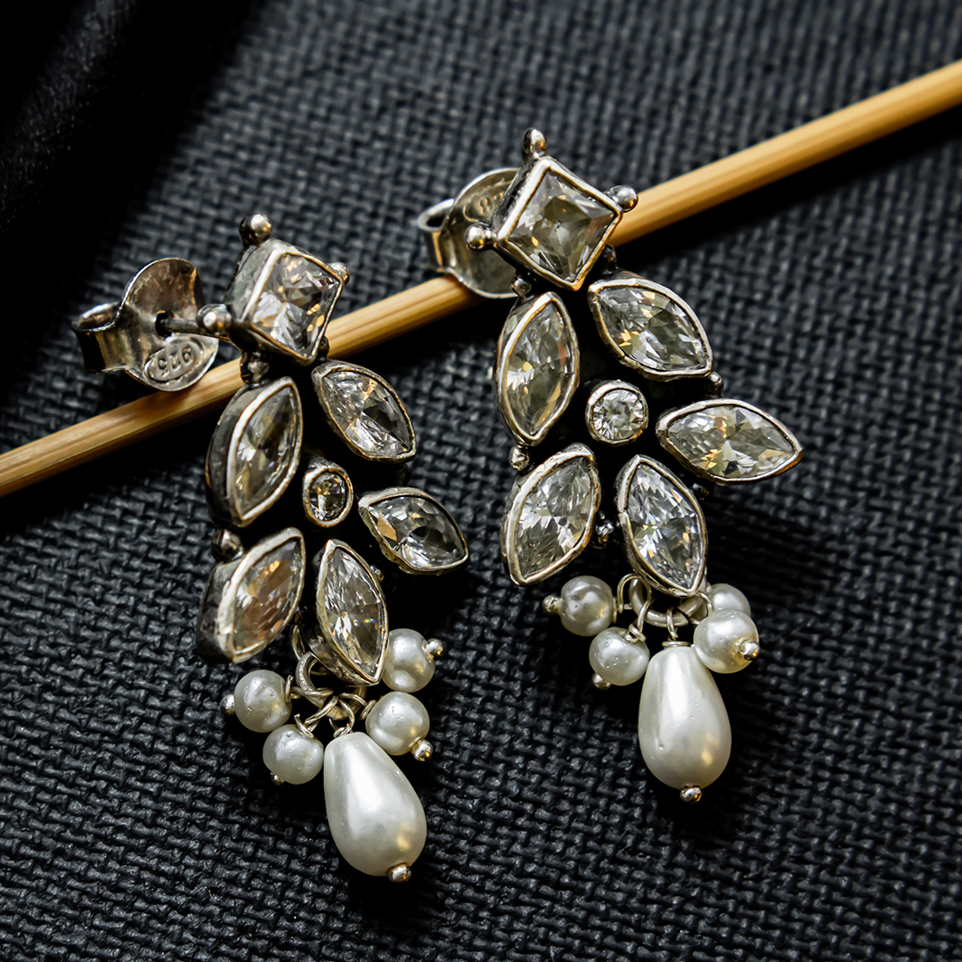 White cut stone danglers