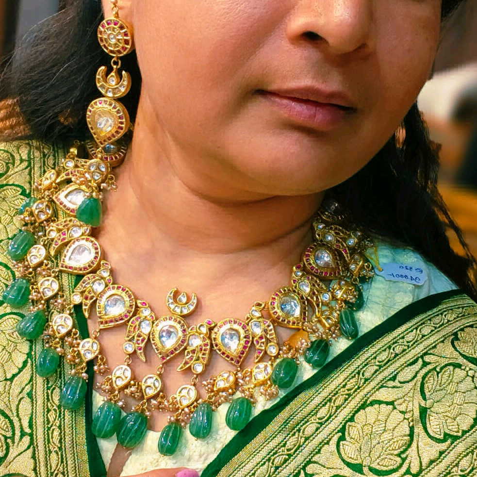 Gharana Poorna Kundan Necklace Set