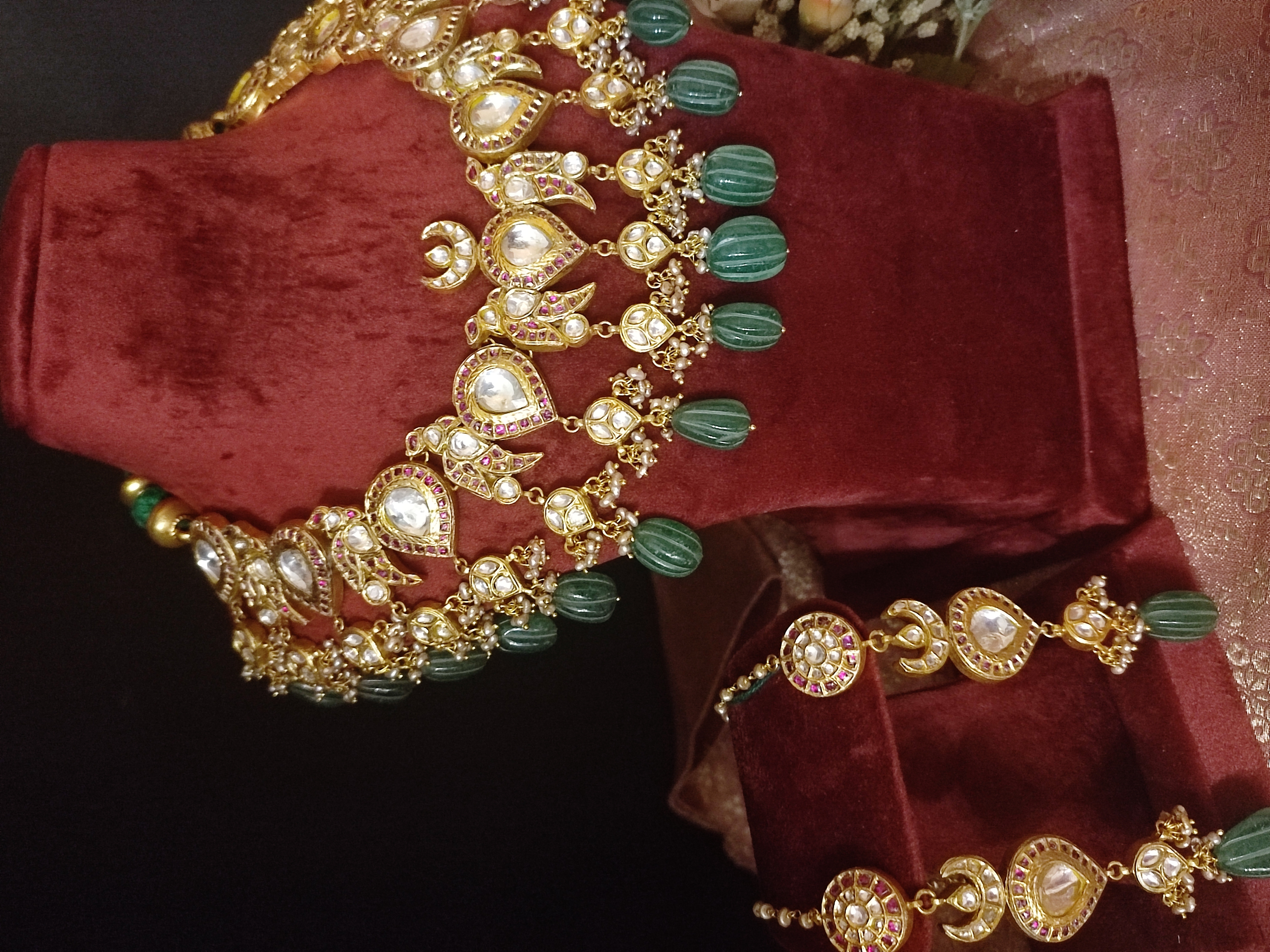 Gharana Poorna Kundan Necklace Set
