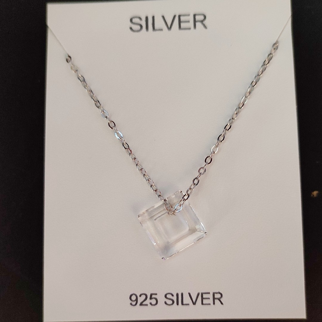 Buy Swarovski Crystal Pendant Necklace | White Color Women | AJIO LUXE