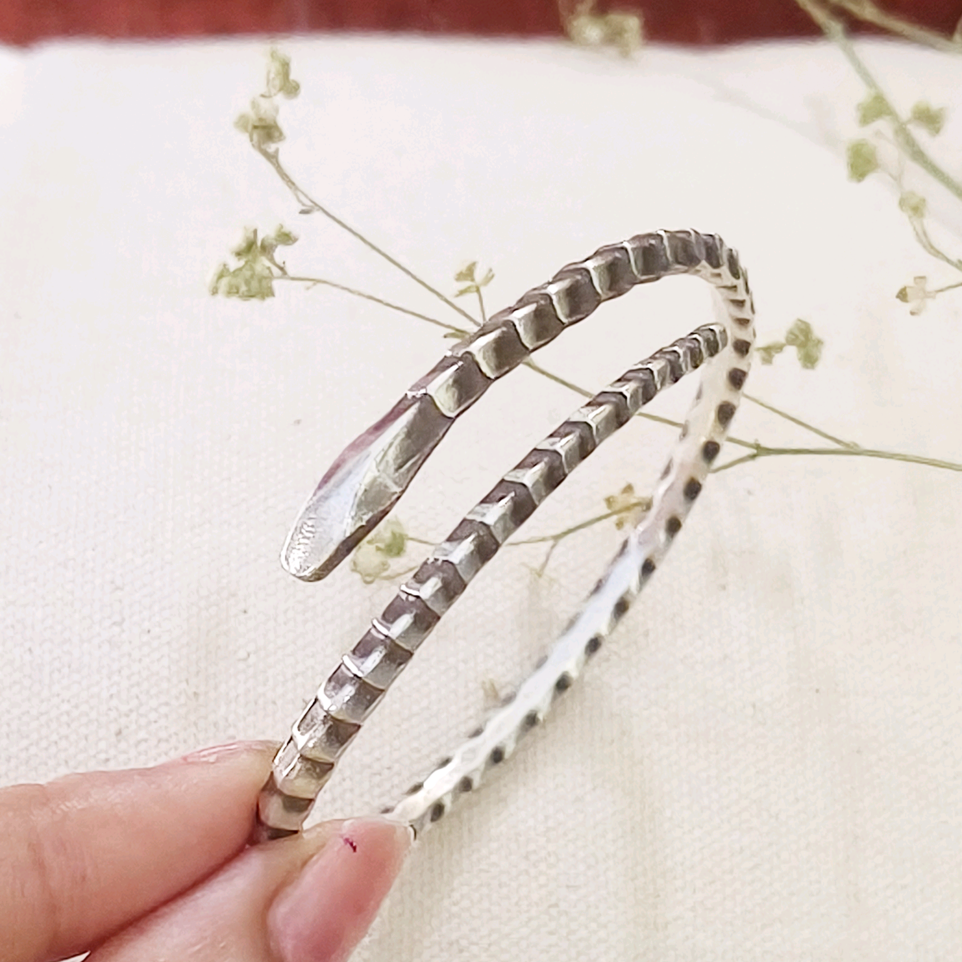 Snake Silver Kada