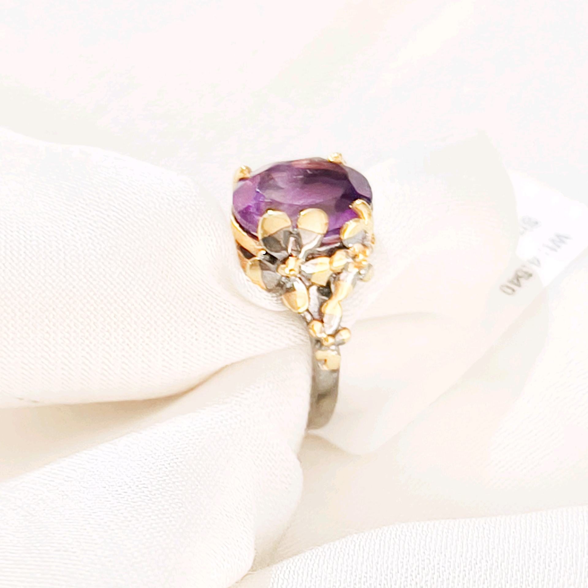 Eraa Amethyst Designer Ring