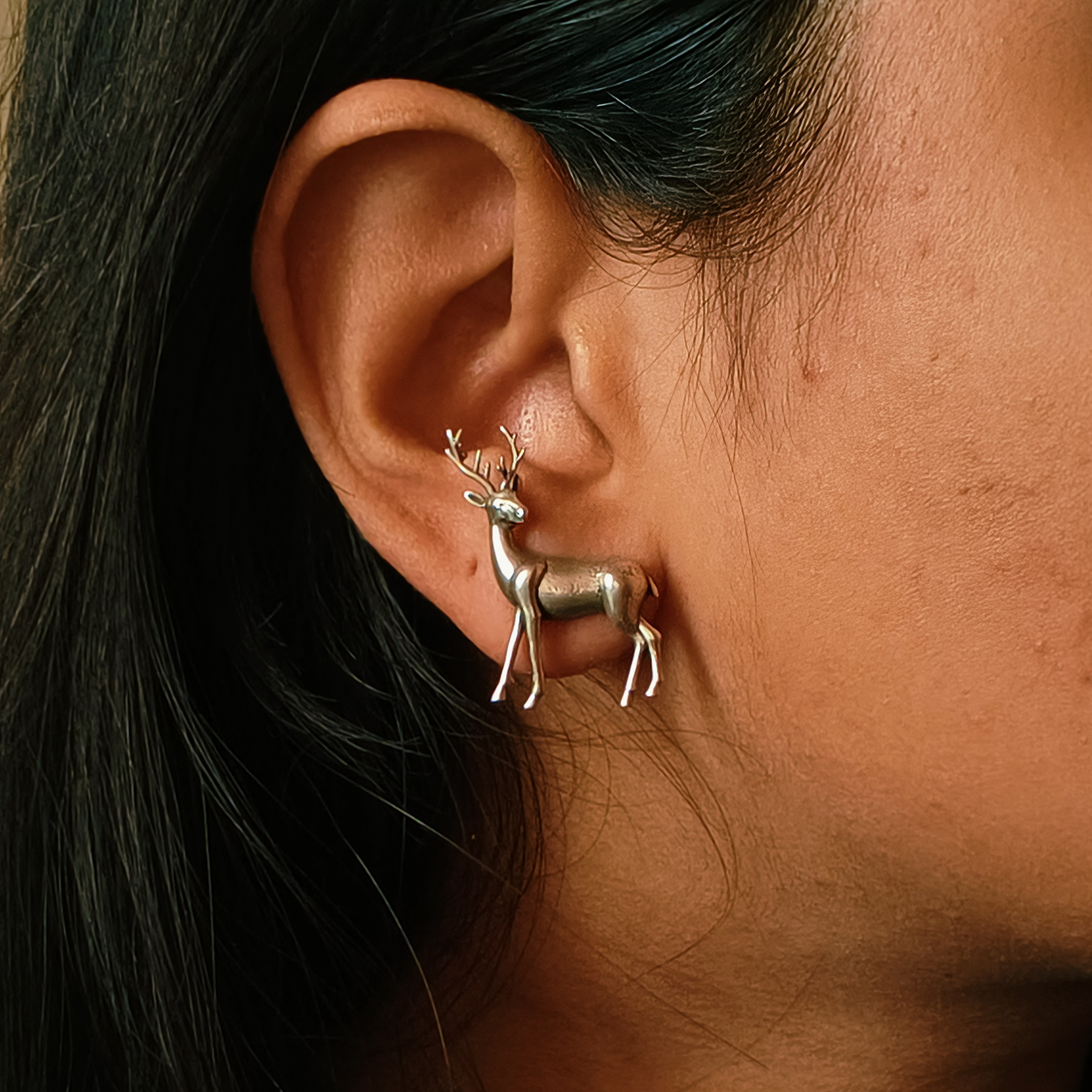 Kaara Reindeer Earrings