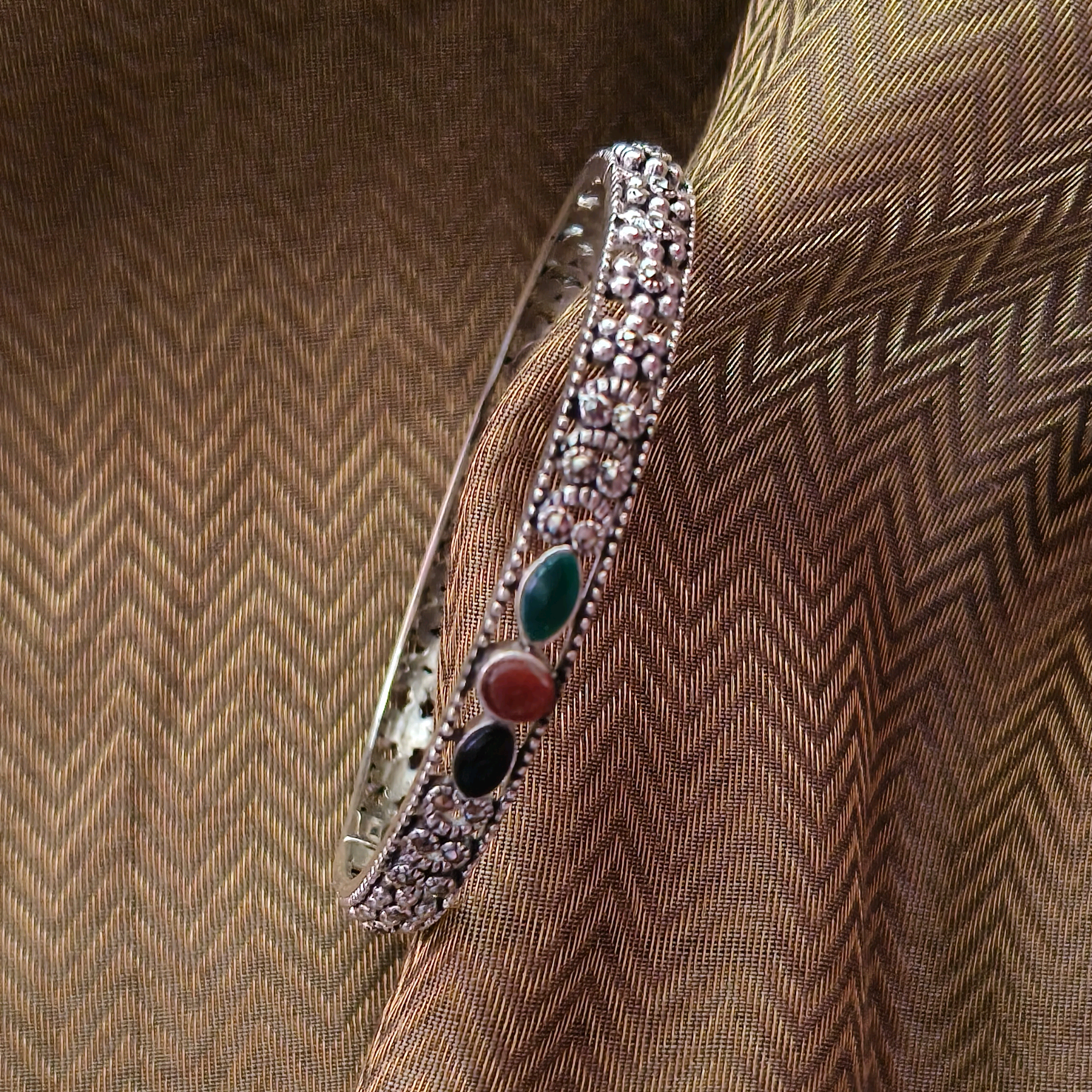 Gia Marcasite Multi Color Kada