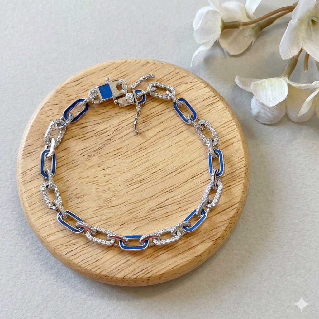 Brilliance CZ Studded Bracelet 