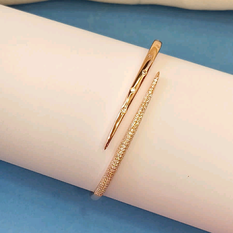 Rose Gold Cubic Zirconia Bracelet 