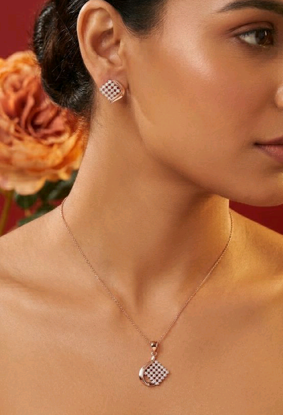 Elegant CZ Pendant Set 