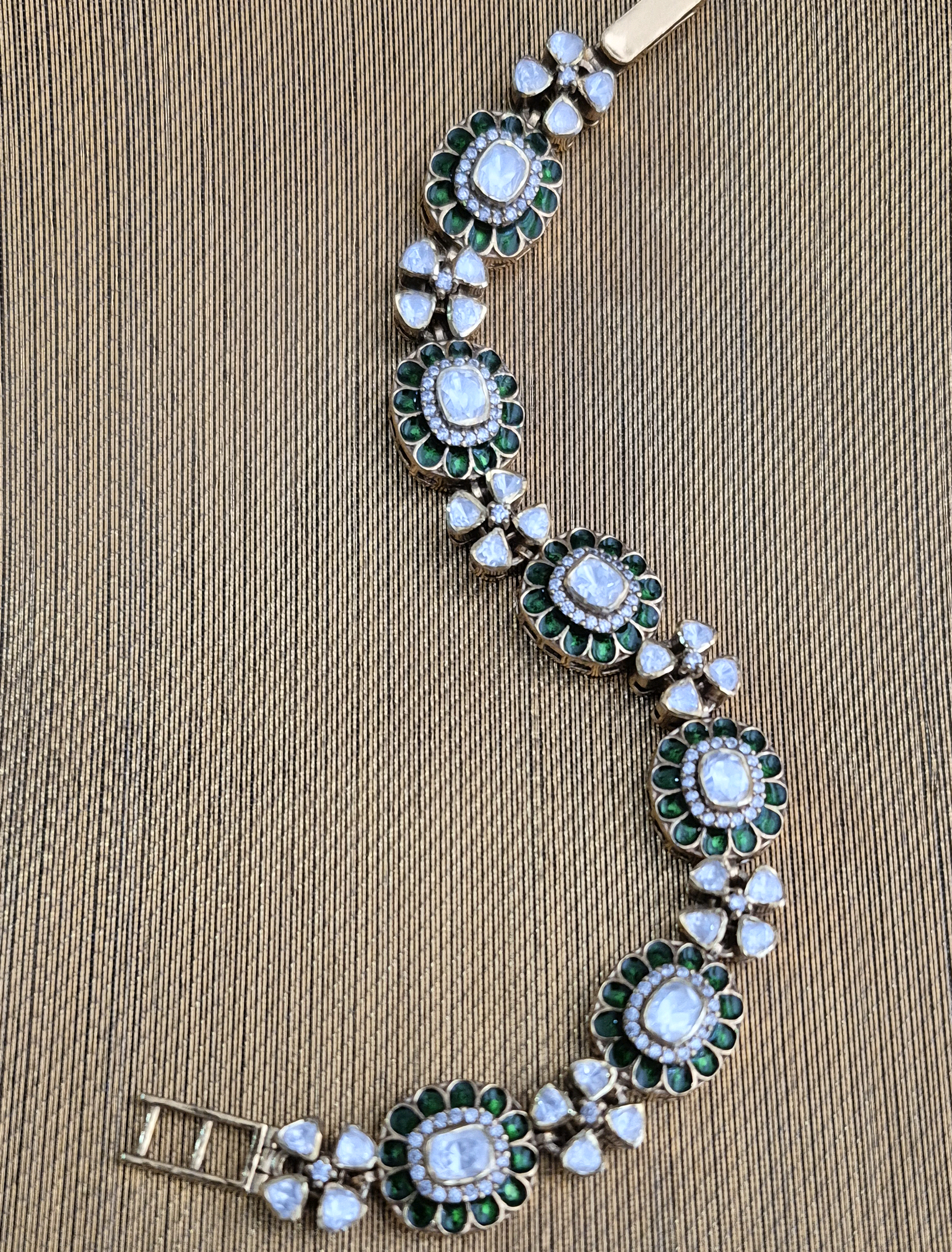 Moissanite Green Bracelet 
