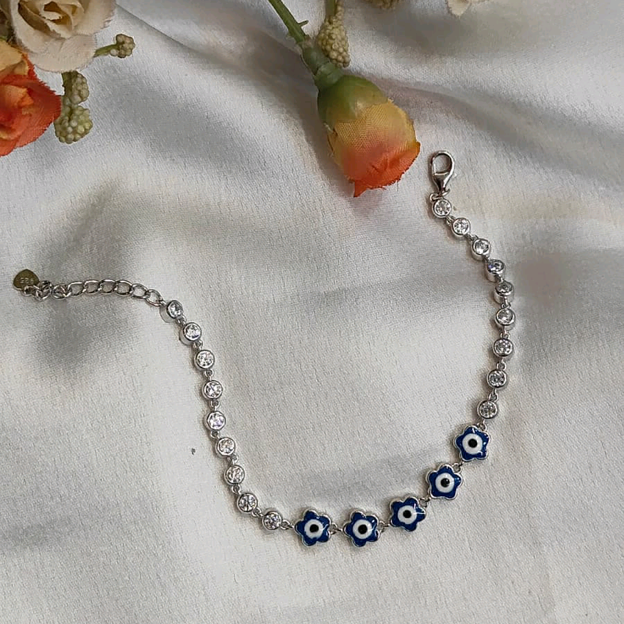 Evil Eye Silver Bracelet 