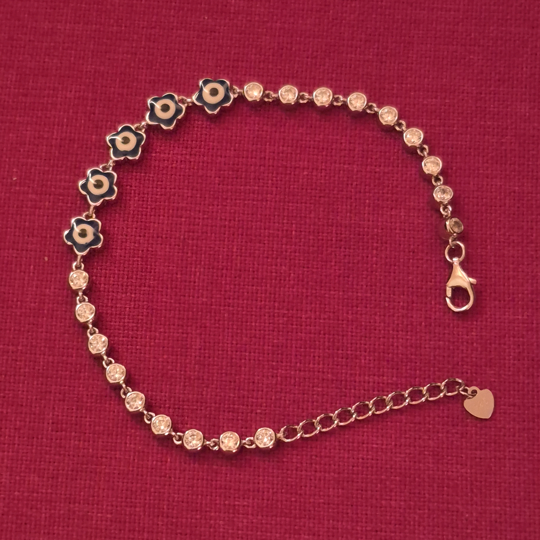 Evil Eye Silver Bracelet 