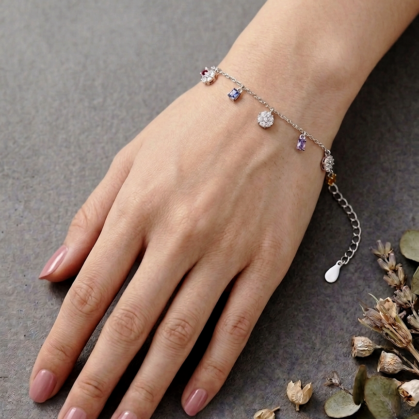 Multiple Dangling Bracelet 