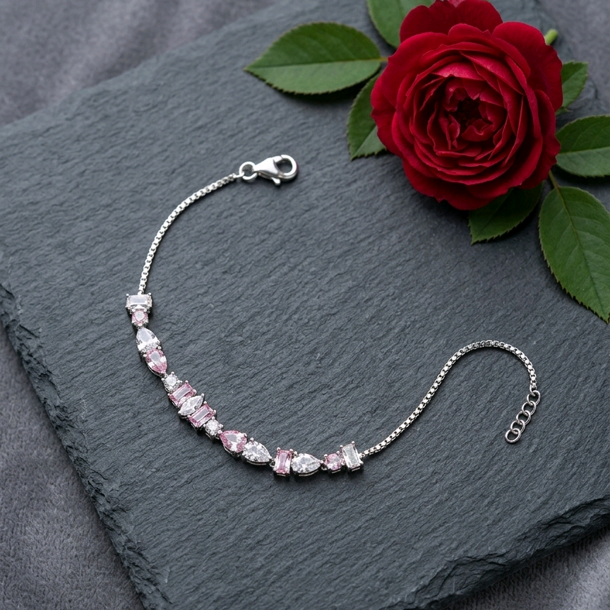 Gemstone Tennis Bracelet 