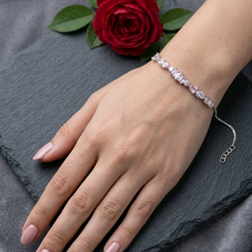 Gemstone Tennis Bracelet 