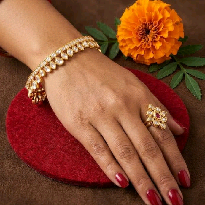 Fancy CZ Silver Bracelet